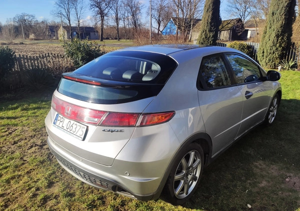 Honda Civic cena 20600 przebieg: 208000, rok produkcji 2008 z Chocz małe 232